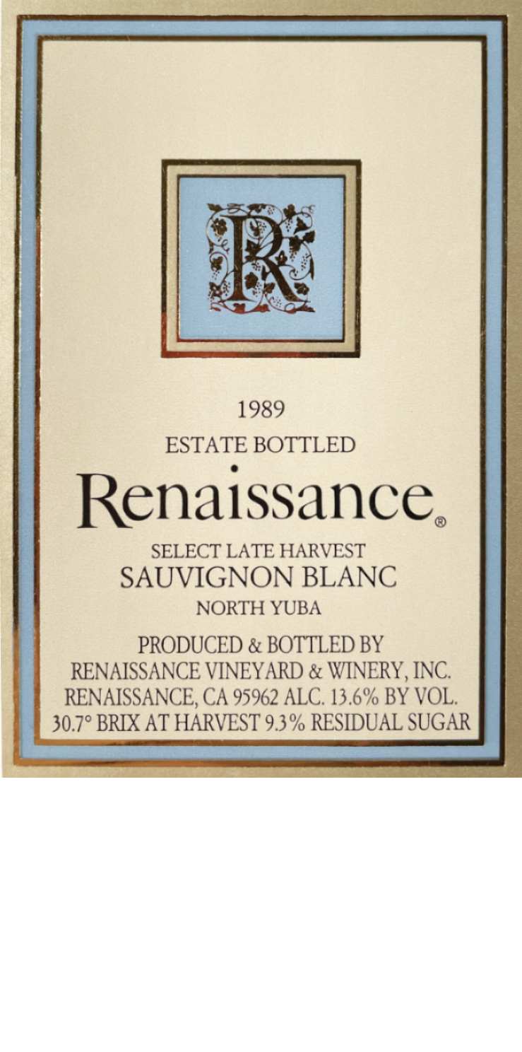 Product Image for 1989 Sauvignon Blanc Late Harvest 375 ml
