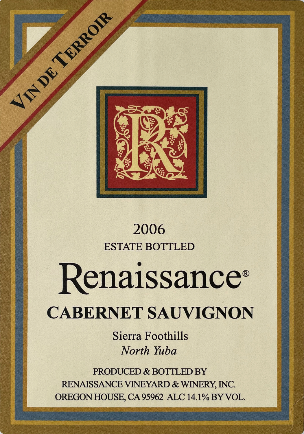 Product Image for 2006 Cabernet Sauvignon Vin de Terroir 750 ml